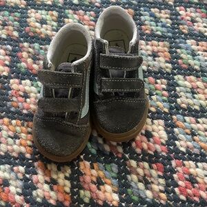 Vans Kids' Gray and Brown Sneakers
